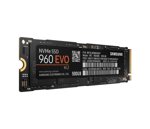 Samsung 500GB 1,8'' Seria 960 EVO M.2 2280 NVMe - 339262 - zdjęcie 2